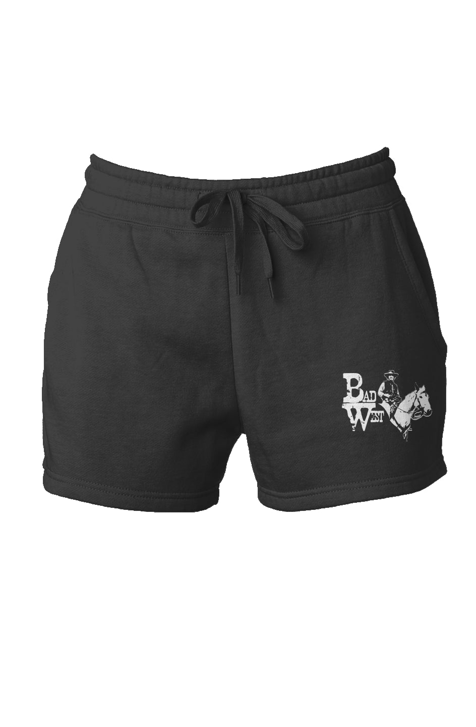 Womens Cali bad west shorts - black