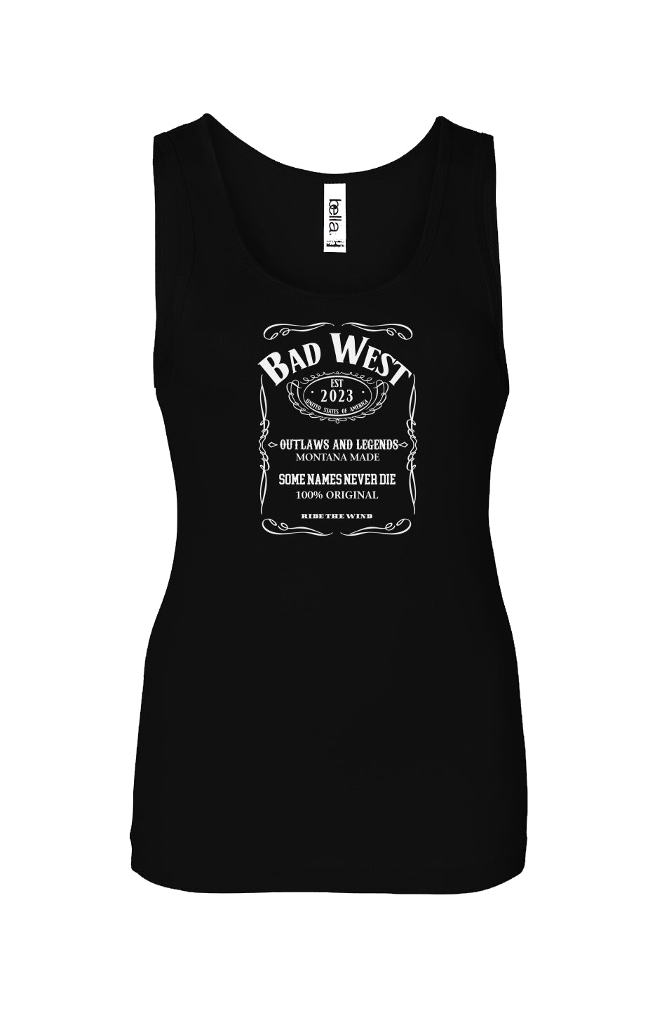 Whiskey - Women's Baby Rib Tank - Black