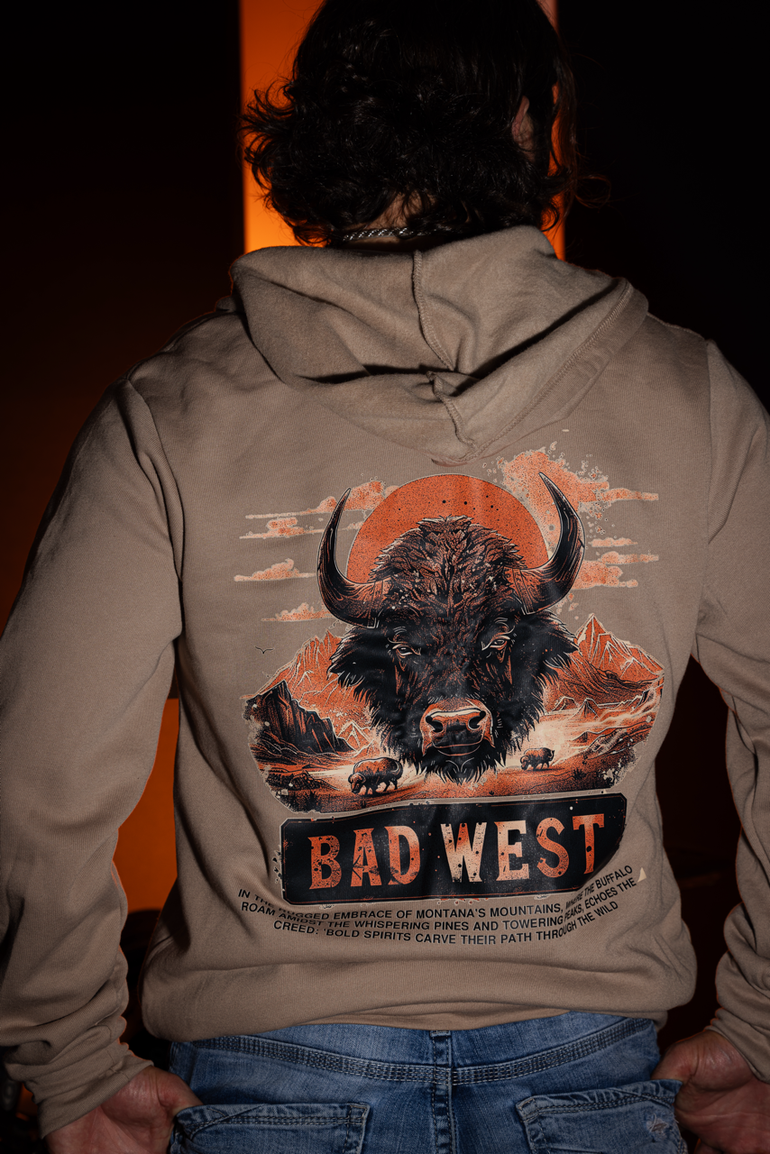 Buffalo Hoodie - Tan