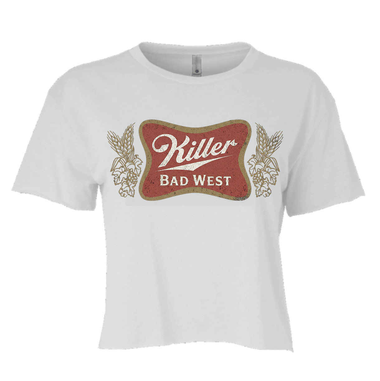K1- Festival Womens Cali Crop - White