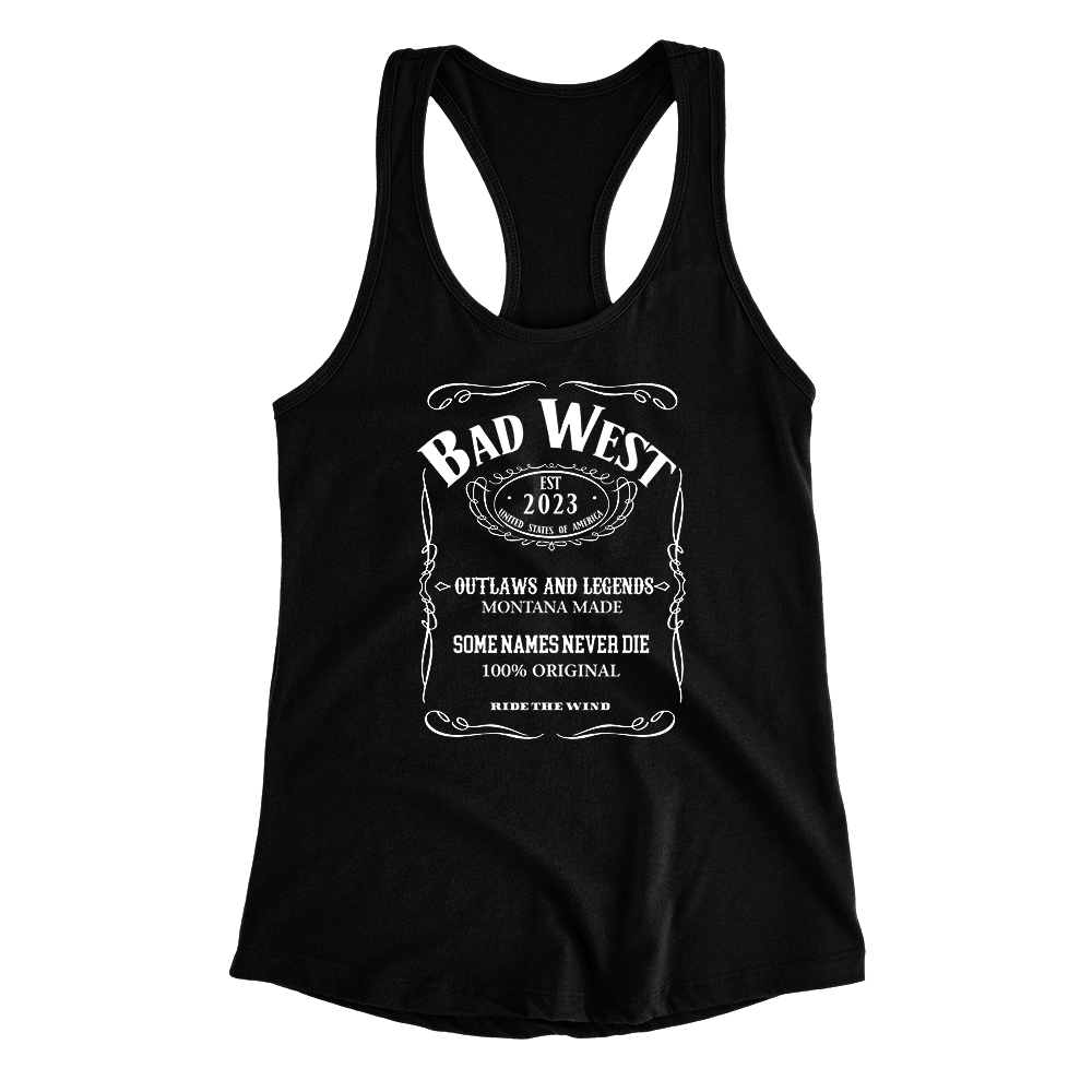Whiskey - Women's Racerback Tank - Black