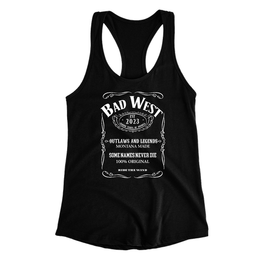 Whiskey - Women's Racerback Tank - Black