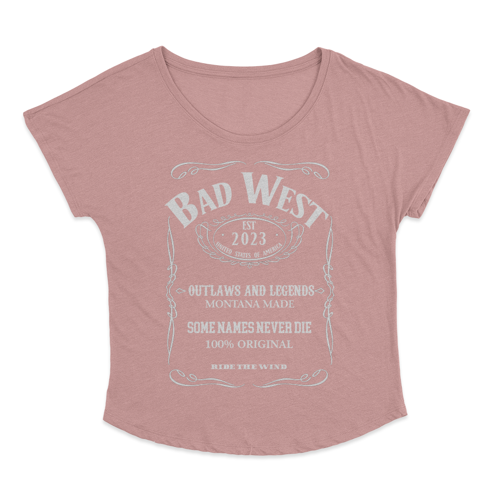 Whiskey - Women's Micro Rib Baby Tee - Pink Blend