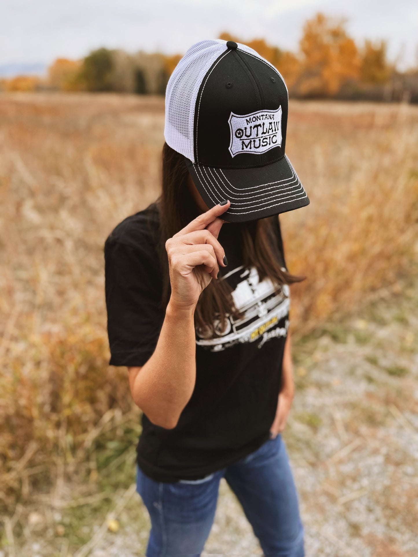 MT Outlaw Music Hat - Black & White
