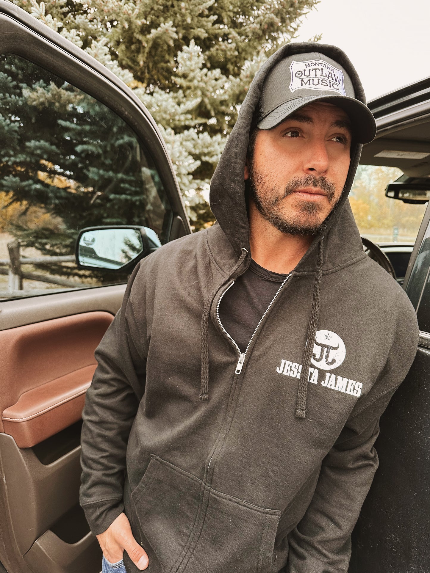 MT Outlaw Music Hat - Black & Black