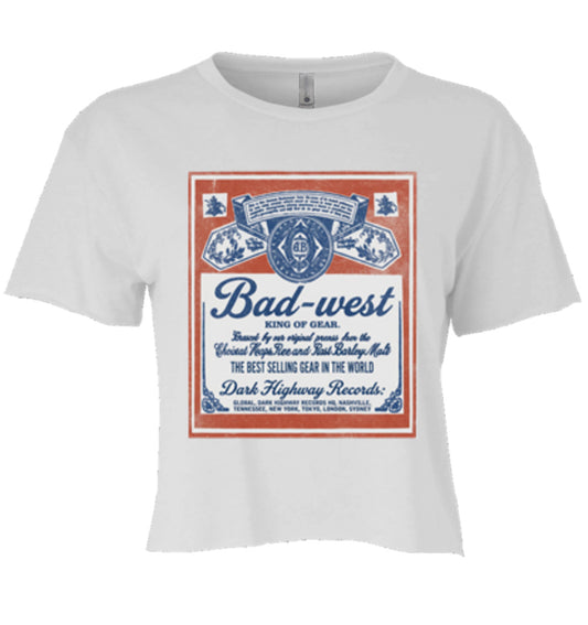 King of GEAR - Festival Womens Cali Crop - White