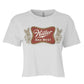K1- Festival Womens Cali Crop - White